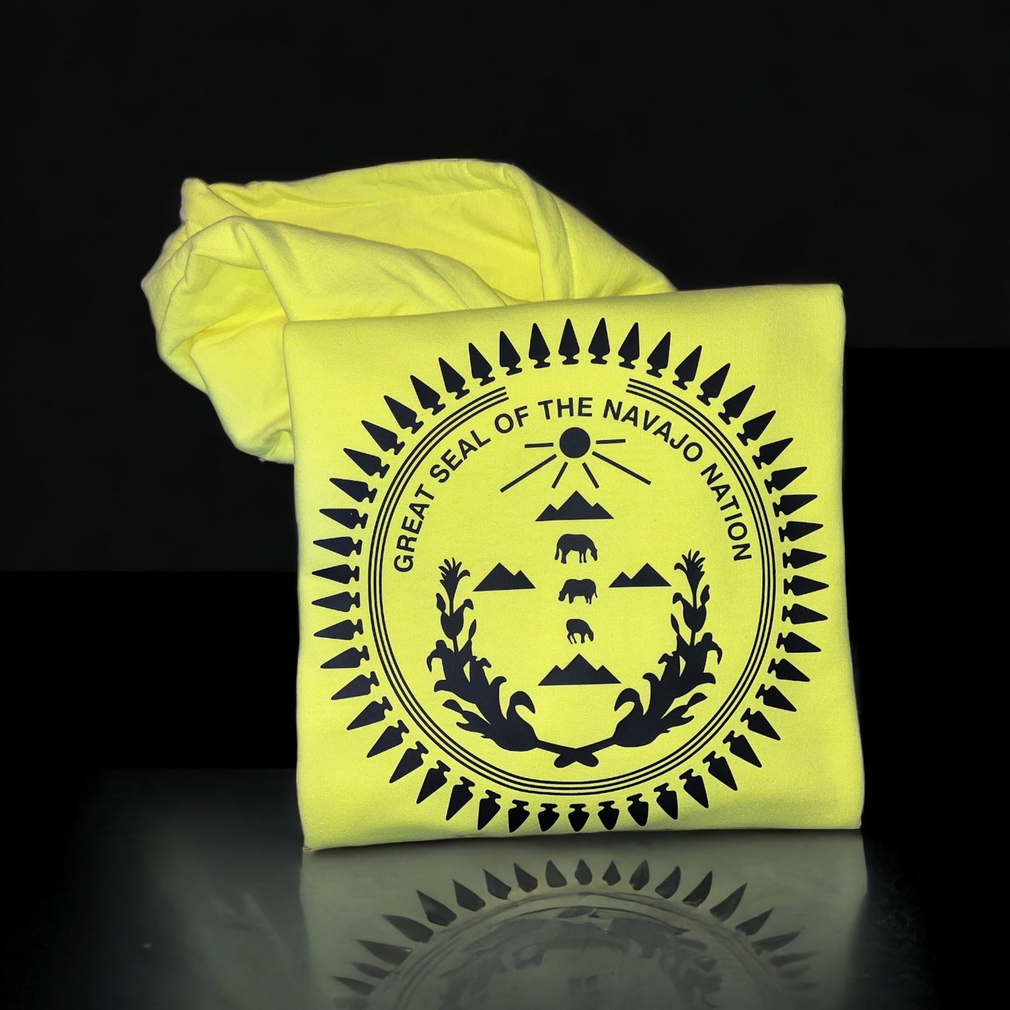 Navajo Tribal Seal Hooded Sweatshirt